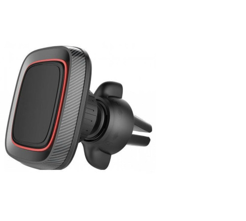 Автотримач для телефону магнітний Magnetic чорно червоний h ct213 (H-CT213)