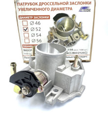 Дросельна заслінка OEM для ваз 1117 1119 2104 2107 2108 2115 2170 2172 52 мм (2112-1148010-12-52)