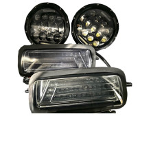 Комплект оптики фари та підфарники Led ваз 2121 21213 21214 (2121-374281639)