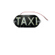 Табличка TAXI на лобове скло світлодіодна на присосках LED шашка для таксі 12в біла (17369)