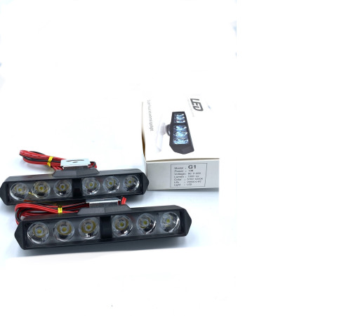 Світлодіодна LED фара 10W 6 Led біла комплект 2 шт (LedG-1)