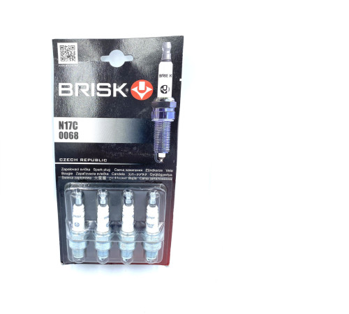 Свічки запалювання Brisk N17C Super Волга Газель двигун 402 коротка (N17C)
